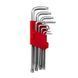Набор Г-образных ключей TORX 9 шт, Т10-Т50, Cr-V, Big INTERTOOL HT-0608 HT-0608 фото 2