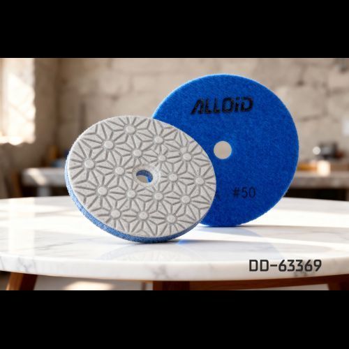Alloid Pro. Круг алмазный шлифовальный на липучке STAR 100 мм, зерно 50 DD-63369 фото