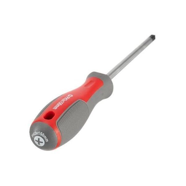 Отвертка крестовая PH3*150 мм, CR-V INTERTOOL VT-3324 VT-3324 фото