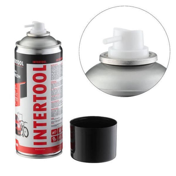 Мастило "Силікон", аерозоль 400 мл INTERTOOL FS-6040 FS-6040 фото