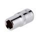 Головка шестигранна 1/4", 7 мм, Cr-V. STORM ET-0437 фото 1