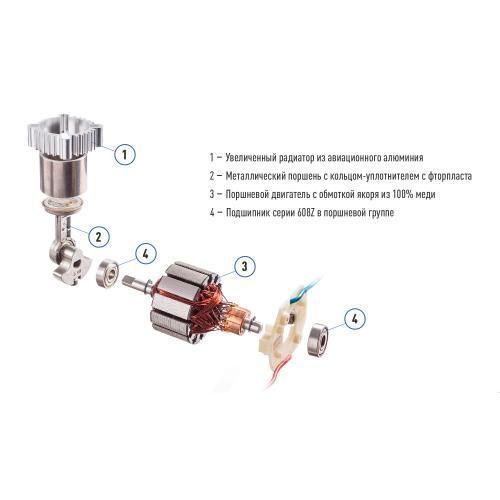Компрессор "ViTOL" K-40 150psi/14Amp/37л/прикуриватель (K-40) K-40 фото