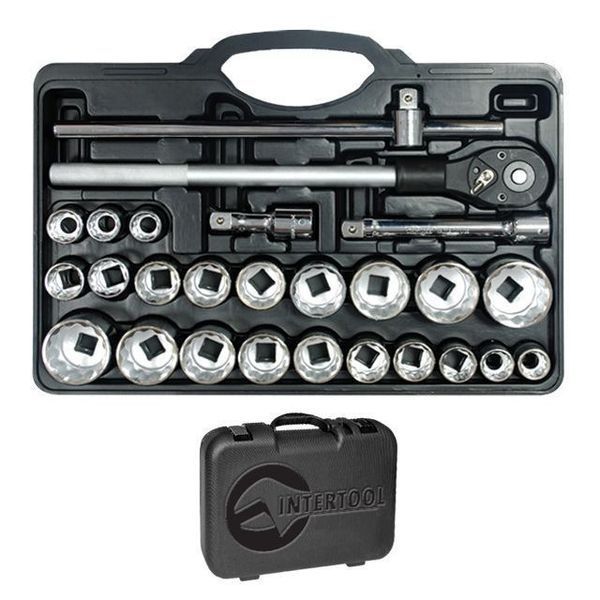 Профессиональный набор инструментов 3/4", 26 ед INTERTOOL ET-6026 ET-6026 фото