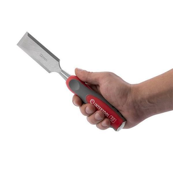Стамеска 32 мм, Cr-V, двокомпонентна ручка INTERTOOL HT-3532 HT-3532 фото