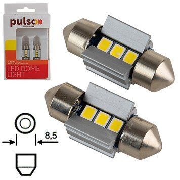 Лампа PULSO/софитные/LED SV8.5/T11x28mm/3 SMD-2835/9-18v/210Lm (LP-66028) LP-66028 фото