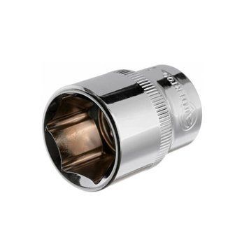 Головка шестигранна 1/2", 22 ммx38 мм Cr-V ET-0022 фото