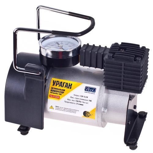 Компрессор "Ураган" КА-У12030 100psi/14Amp/37л/прикур.+переходник (КА-У12030) KA-12030 фото