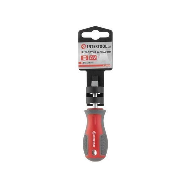 Викрутка SL6.0*38 мм, CR-V INTERTOOL VT-3309 VT-3309 фото