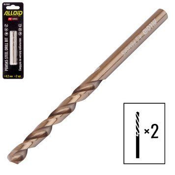 Alloid Pro. Свердло для металу кобальтове 4,2 мм Р6М5К5, 2 шт. DB-35042 фото