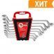 Набор ключей накидных 8 ед., 6-22 мм Cr-V INTERTOOL HT-1102 HT-1102 фото 2