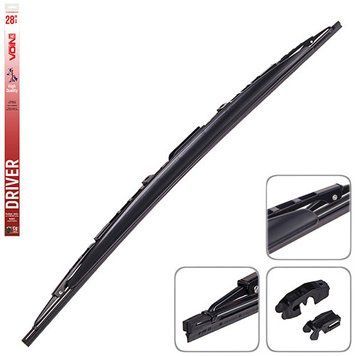 Щетки стеклоочистителя каркасные со спойлером VOIN 28"-700мм (TP605SWS-28") DRIVER (VD-28700) VD-28700 фото