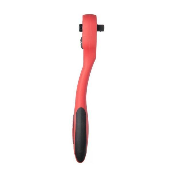 Рукоятка (трещітка) з храповим механізмом на 72 зуба 1/4" вигнута Проф. INTERTOOL HT-2107 HT-2107 фото