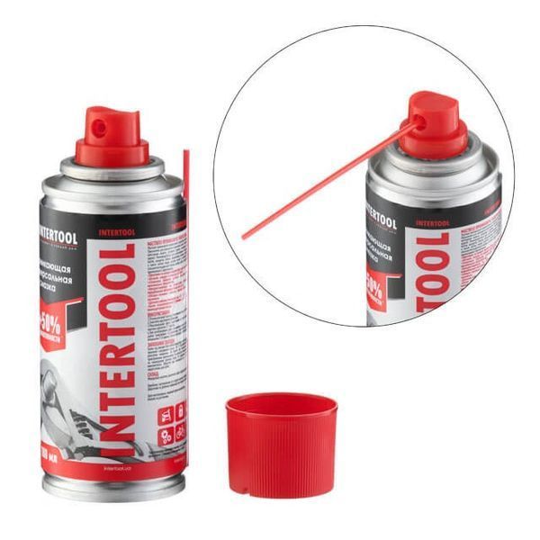 Смазка проникающая универсальная, аэрозоль 100 мл INTERTOOL FS-4010 FS-4010 фото