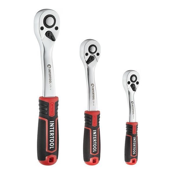 Набір інструментів 1/2" & 3/8" & 1/4", 219ед., Cr-V STORM INTERTOOL ET-8219 ET-8219 фото