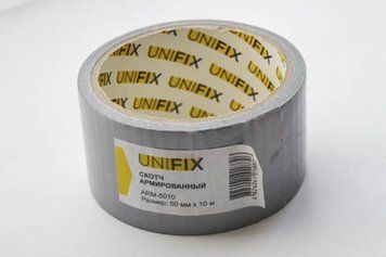 Лента клейкая армированная серая 50мм*10м UNIFIX ARM-5010 ARM-5010 фото