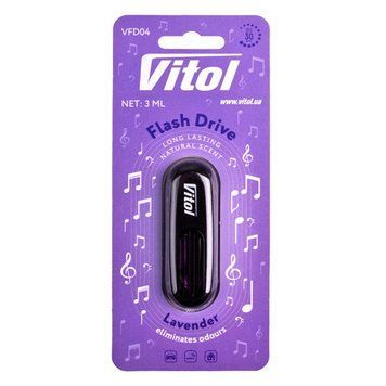Освіжувач повітря Vitol Flash Drive на обдування Lavender VFD04 фото