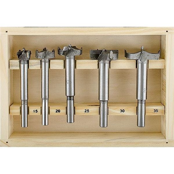 Набір фрез Форстнера, 5 шт. INTERTOOL HT-0074 HT-0074 фото
